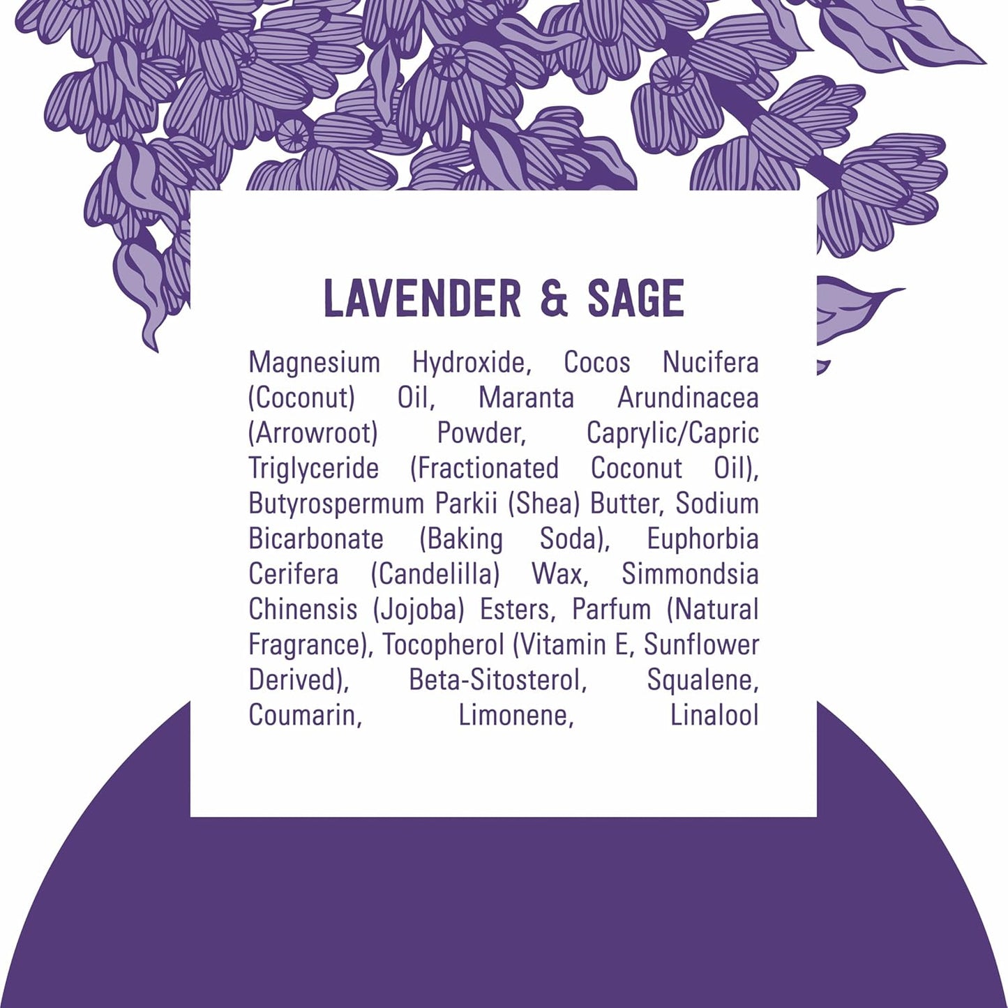 Schmidt's Aluminum-Free Vegan Deodorant Lavender & Sage with 24 Hour Odor Protection, 2 Count for Women and Men, Natural Ingredients, Cruelty-Free, 2.65 oz